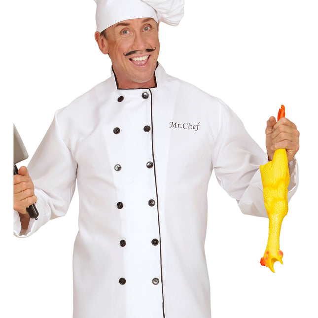 Pollo finto giallo 20 cm