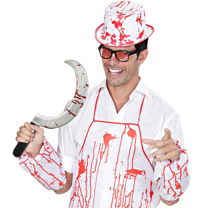 Mezzaluna finta di Halloween