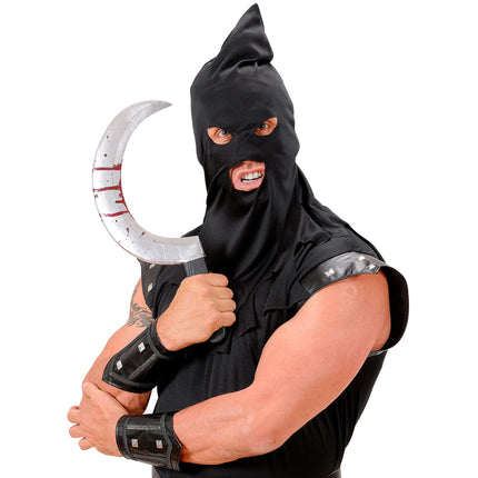 Mezzaluna finta di Halloween