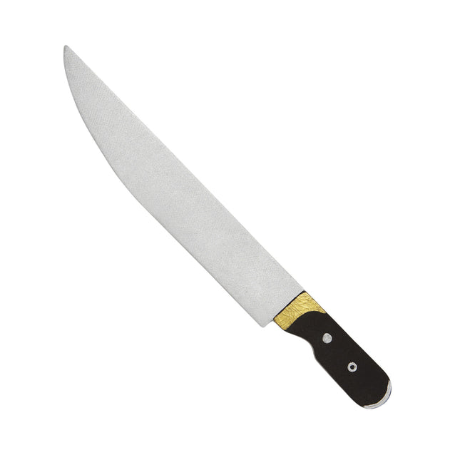 Coltello finto di Halloween Argento 34 cm