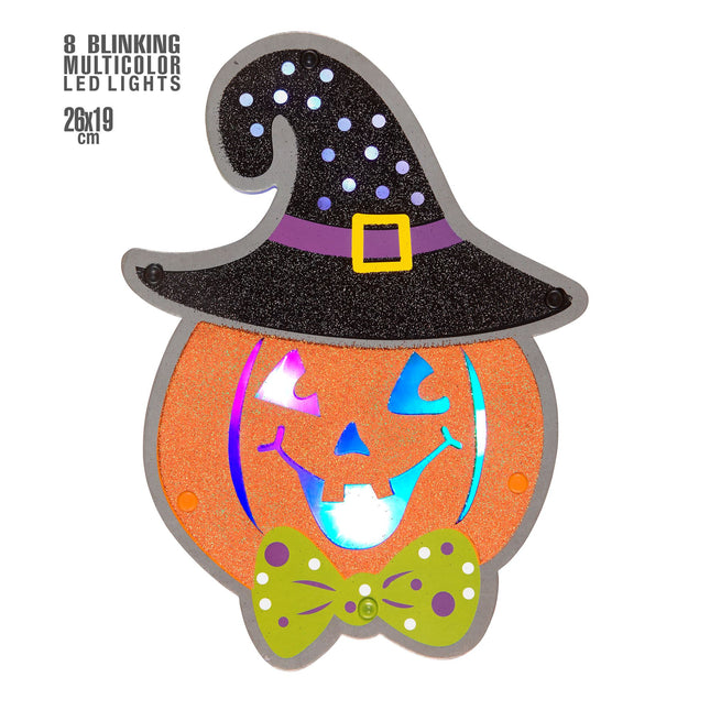 Decorazione murale di Halloween Zucca con luce