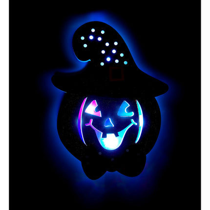 Decorazione murale di Halloween Zucca con luce