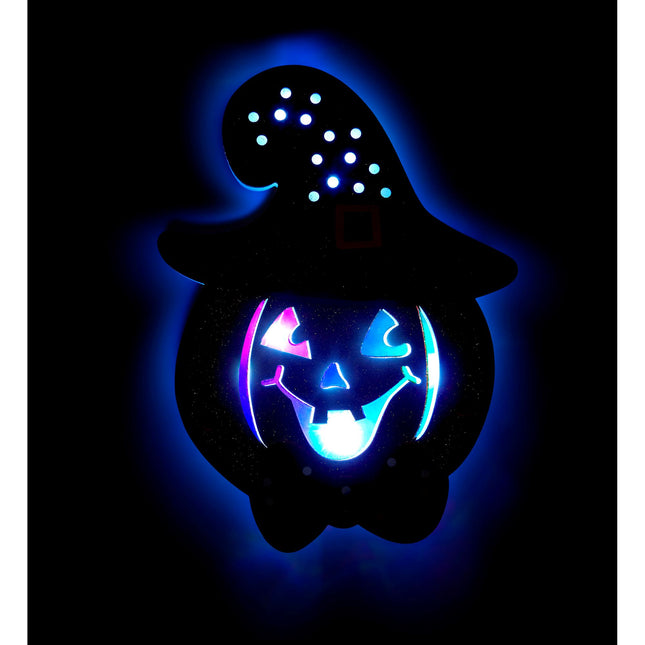 Decorazione murale di Halloween Zucca con luce