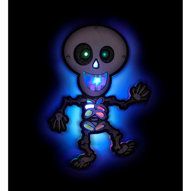 Decorazione murale di Halloween Scheletro con luce