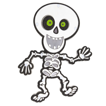Decorazione murale di Halloween Scheletro con luce
