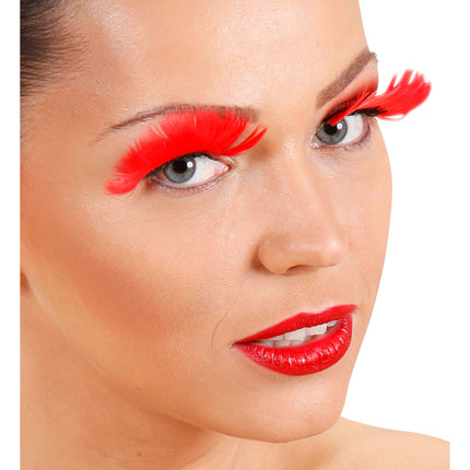 Ciglia finte rosse