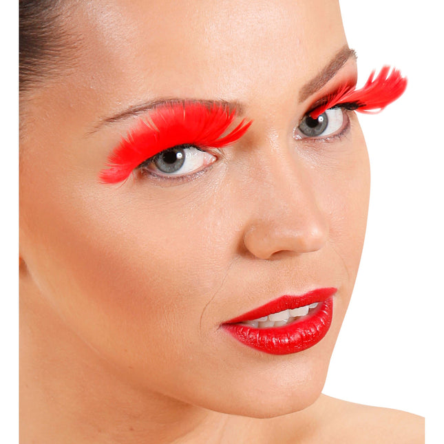 Ciglia finte rosse