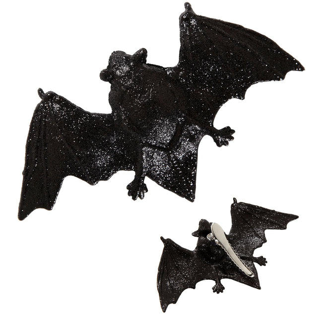 Clip per capelli pipistrello glitterata