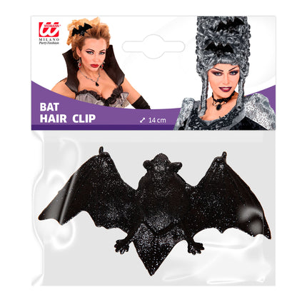 Clip per capelli pipistrello glitterata