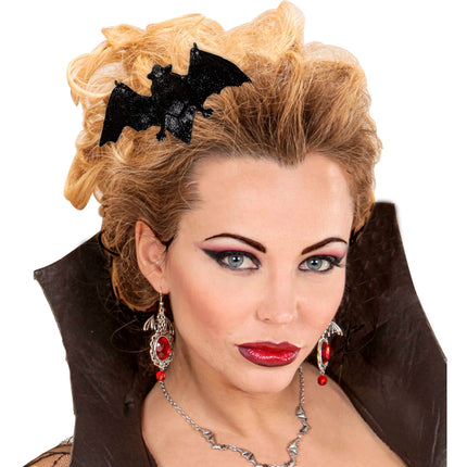 Clip per capelli pipistrello glitterata