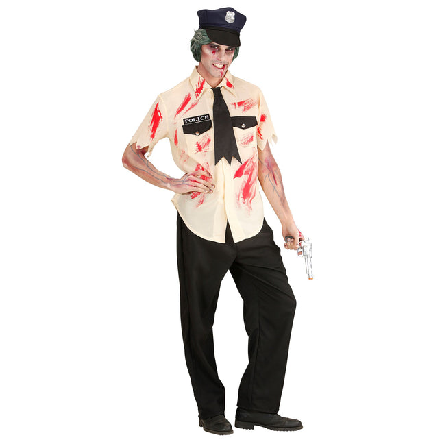 Costume Halloween Polizia Zombie