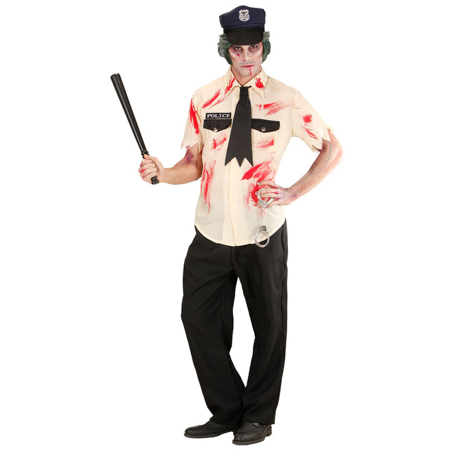 Costume Halloween Polizia Zombie