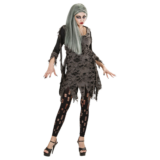 Costume Halloween Donna Zombie 2 pezzi