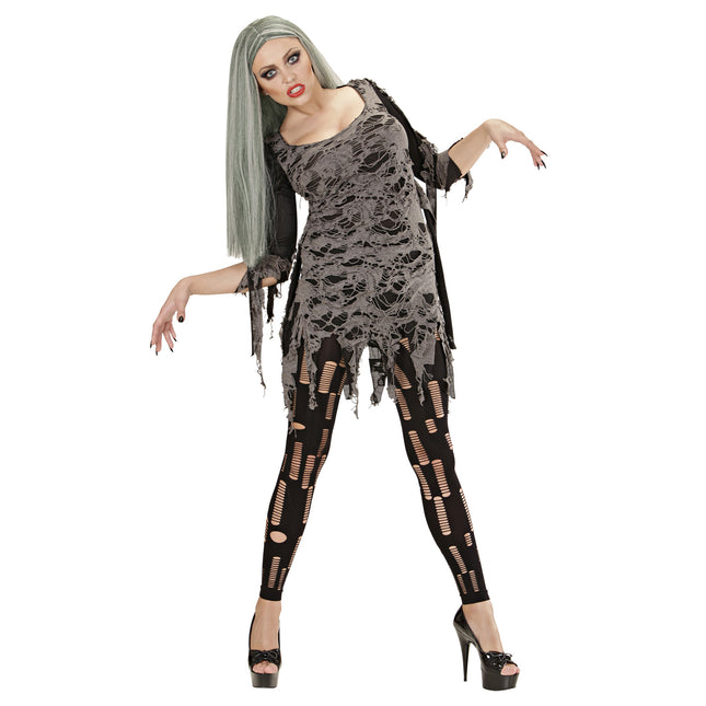 Costume Halloween Donna Zombie 2 pezzi