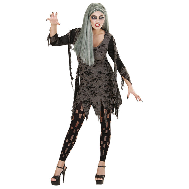 Costume Halloween Donna Zombie 2 pezzi