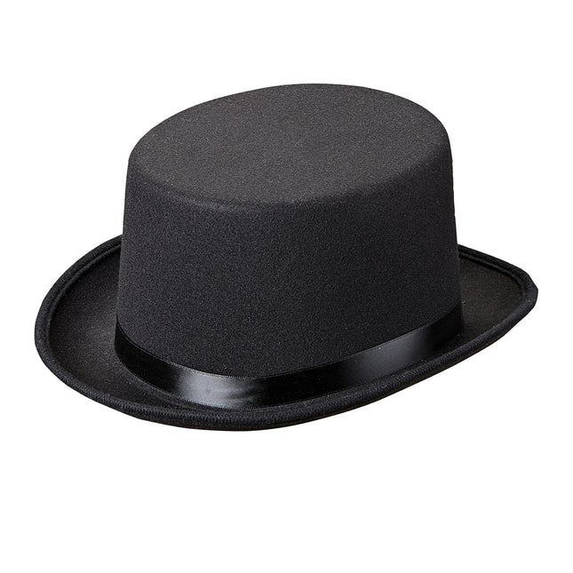 Feltro nero per cappello alto