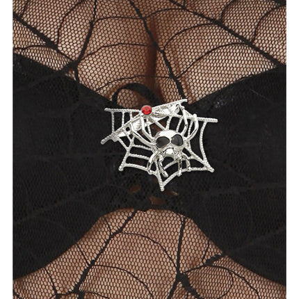Spilla Halloween Ragnatela