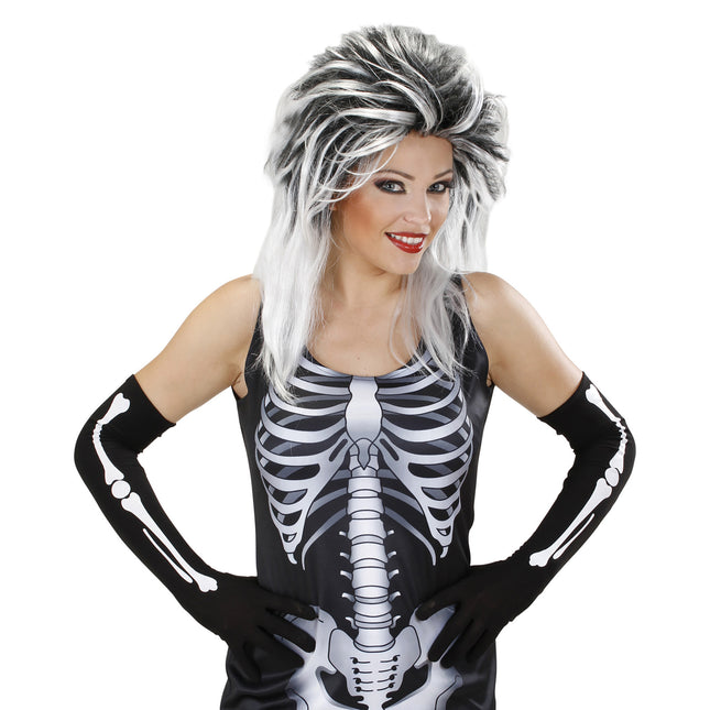 Guanti Halloween Ossa