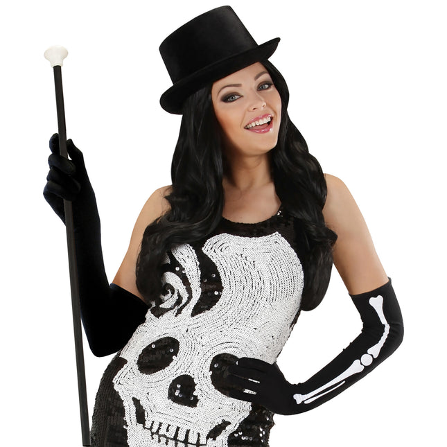 Guanti Halloween Ossa
