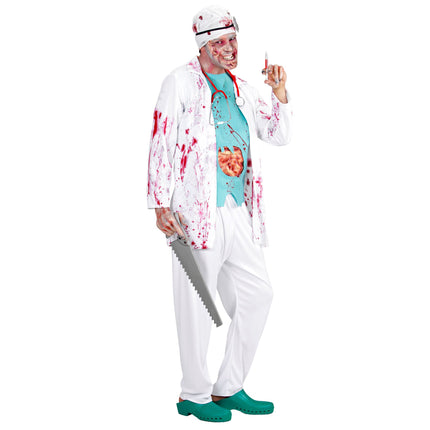 Costume di Halloween da medico zombie