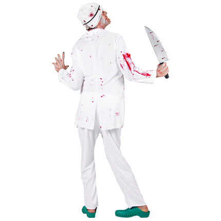 Costume di Halloween da medico zombie