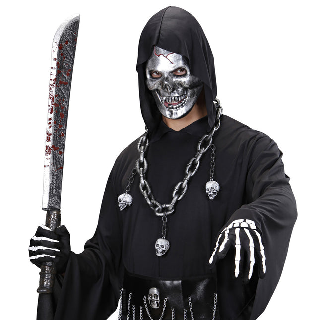 Machete finto di Halloween 75 cm