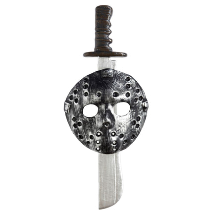 Set di accessori per Halloween Maschera e Machette 2 pezzi