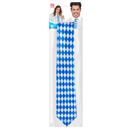 Cravatta Oktoberfest Blu Bianco