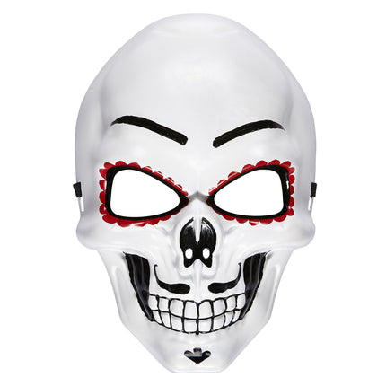 Maschera Dia De Los Muertos Bianca