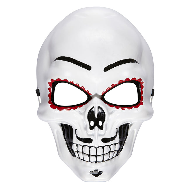 Maschera Dia De Los Muertos Bianca