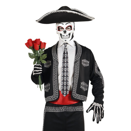 Maschera Dia De Los Muertos Bianca