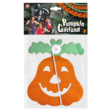 Ghirlanda di zucche di Halloween 4m