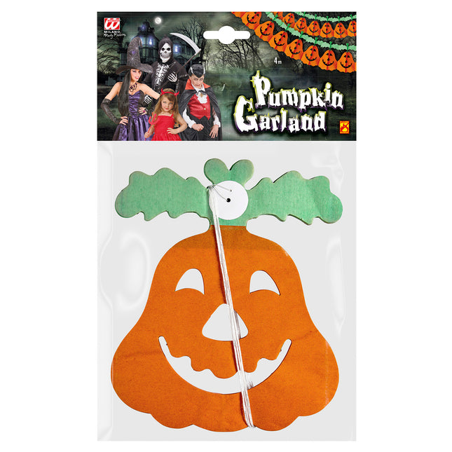 Ghirlanda di zucche di Halloween 4m