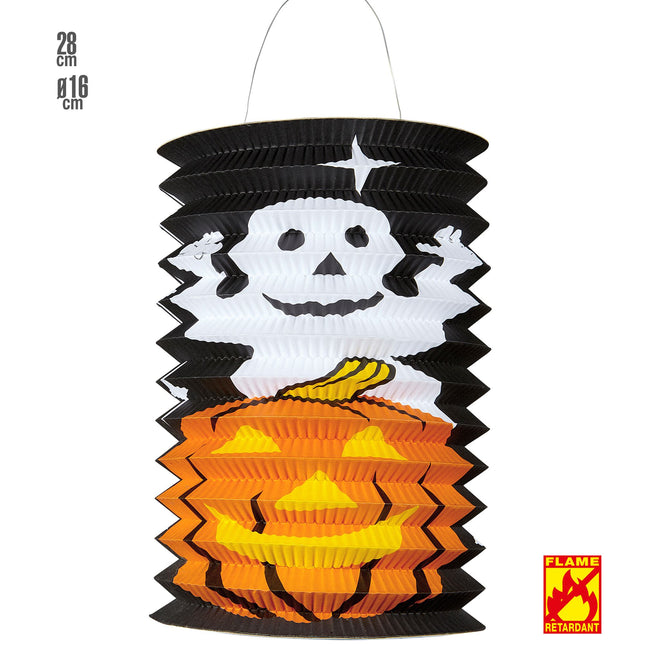 Lanterna di Halloween Zucca e Fantasma