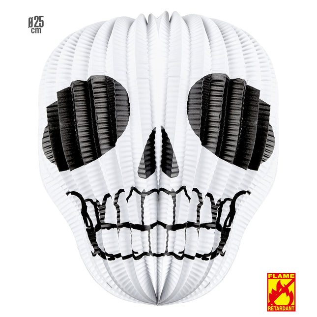 Teschio di Halloween Lampione Rotondo