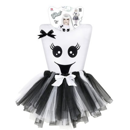 Vestito Halloween Ragazza Scheletro