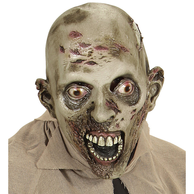 Maschera di Halloween verde zombie