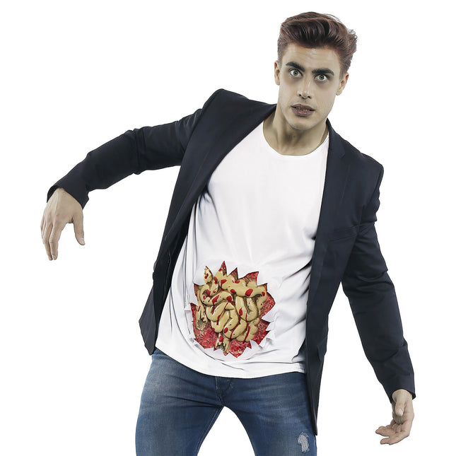 Camicia Halloween Intestini da uomo