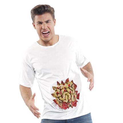 Camicia Halloween Intestini da uomo