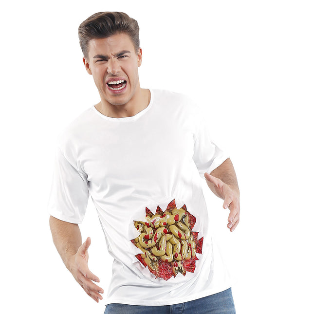 Camicia Halloween Intestini da uomo