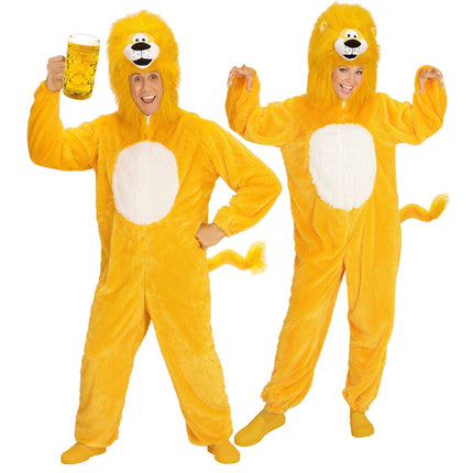 LEONE GIALLO PLUSHE, XL 190CM