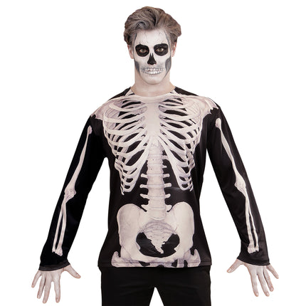 T-SHIRT MANICA LUNGA UOMO SCHELETRO