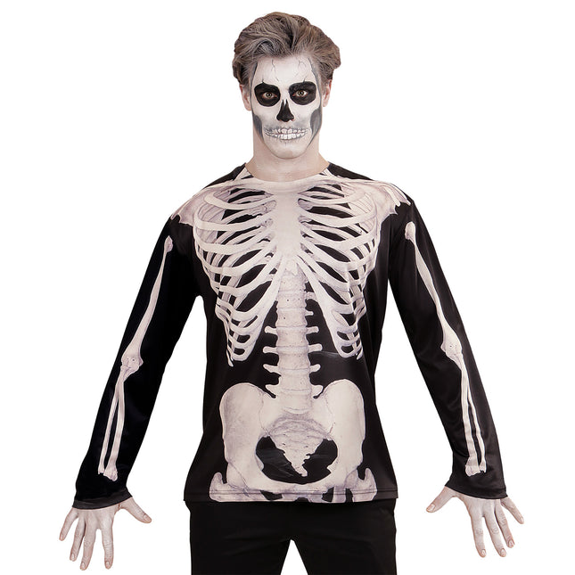 T-SHIRT MANICA LUNGA UOMO SCHELETRO