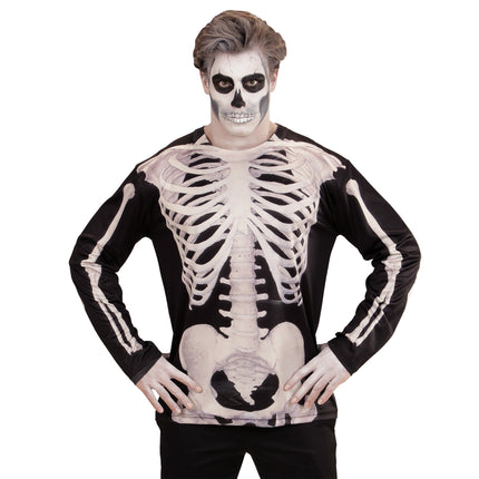 T-SHIRT MANICA LUNGA UOMO SCHELETRO