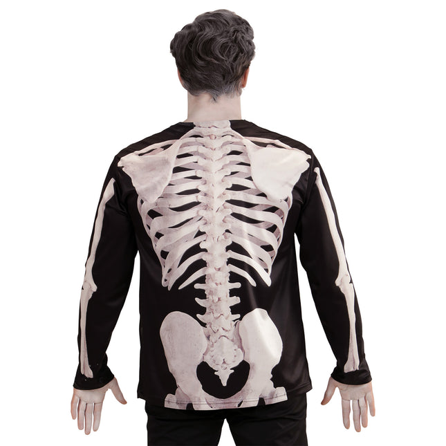 T-SHIRT MANICA LUNGA UOMO SCHELETRO