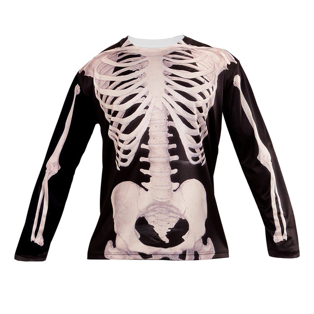 T-SHIRT MANICA LUNGA UOMO SCHELETRO