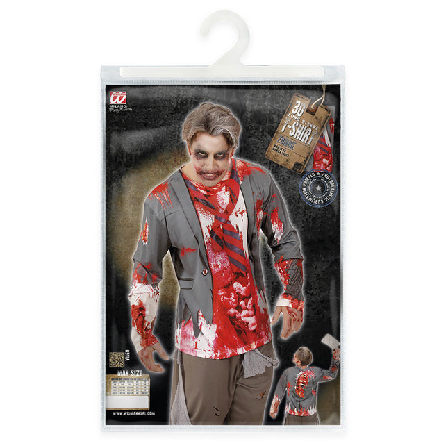 T-SHIRT MANICHE LUNGHE UOMO ZOMBIE