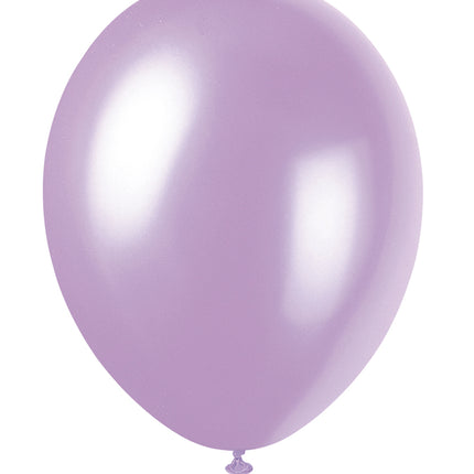 Palloncini lilla in lattice lucido 30cm 10pz