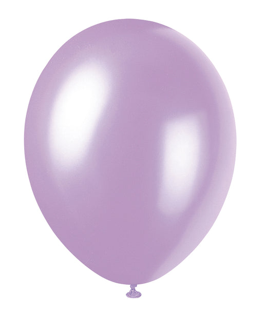 12" Palloncini premium perlati, 8ct - Lovely Lavender