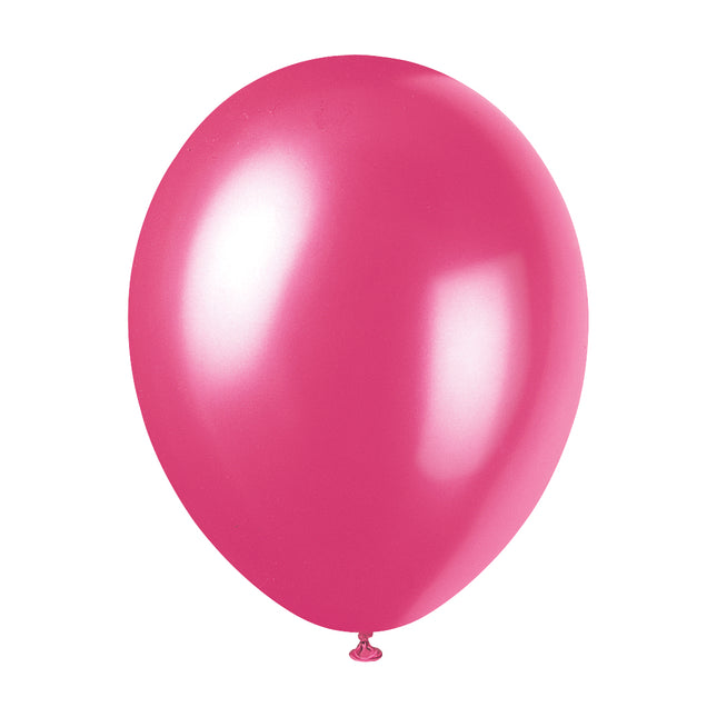 12" Palloncini perlati Premium, 8ct - Misty Rose